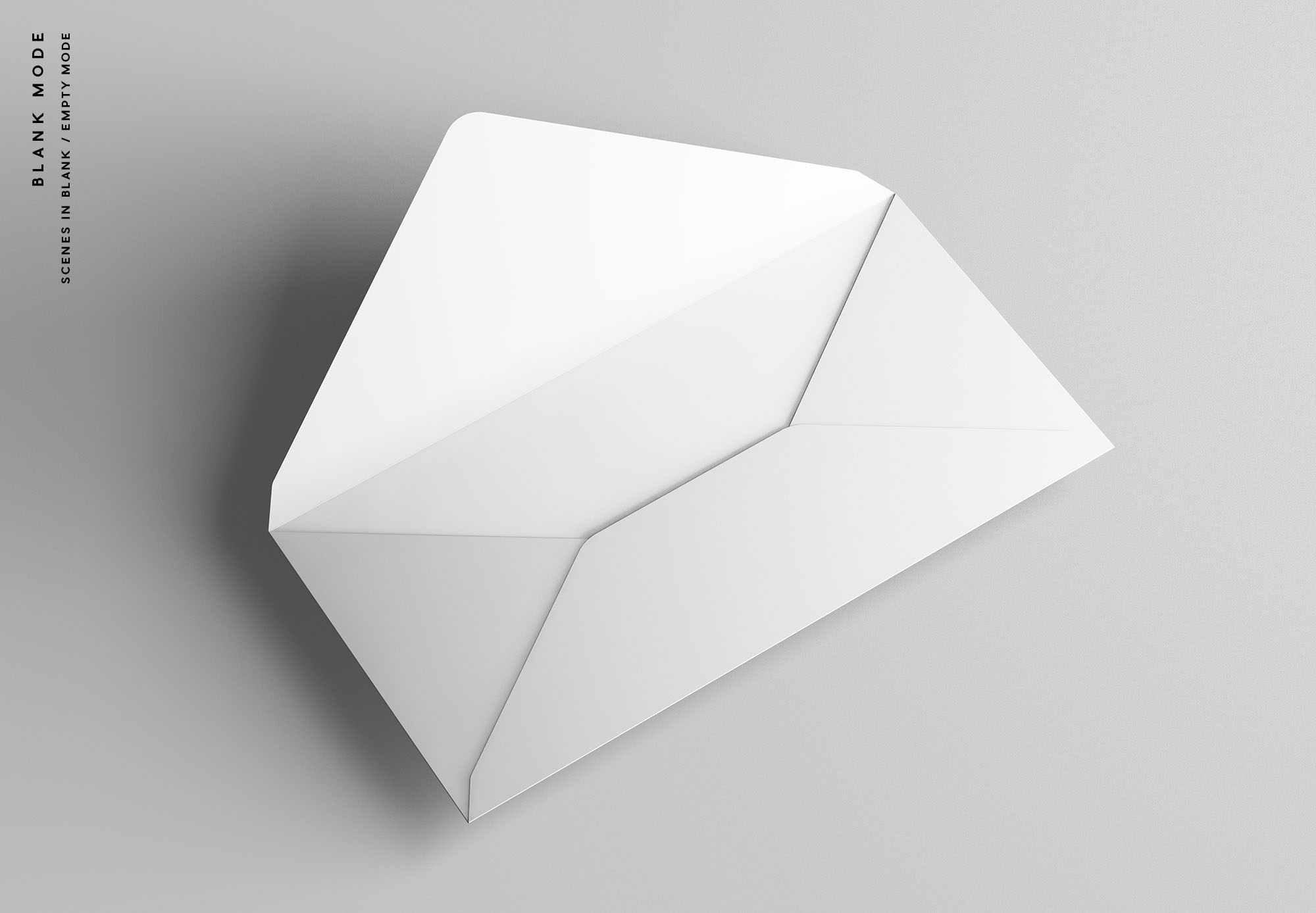 企业信封设计图样机模板 Baronial DL Envelope Mockup插图(8)