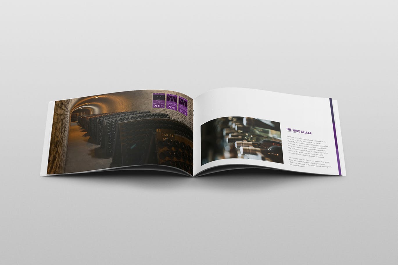 高档西餐厅宣传画册设计模板 Restaurant Brochure Template插图(4)