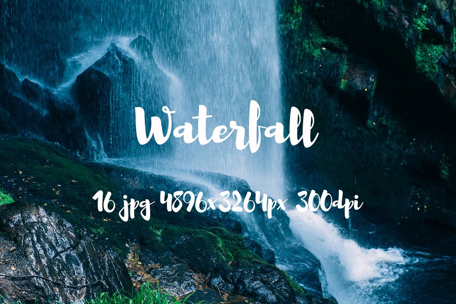 瀑布飞泻高清照片素材 Waterfall photo pack插图(4)