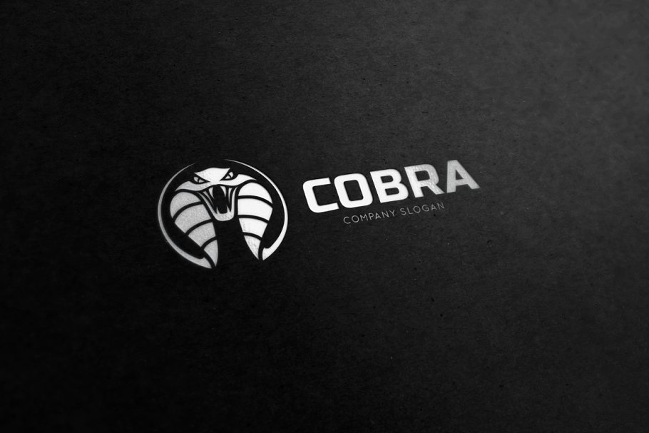 眼镜蛇图形Logo模板 Cobra Snake Logo插图(1)