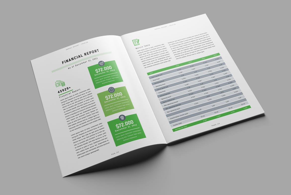 2019-2020企业年度报告/年报INDD设计模板 Annual Report插图(12)