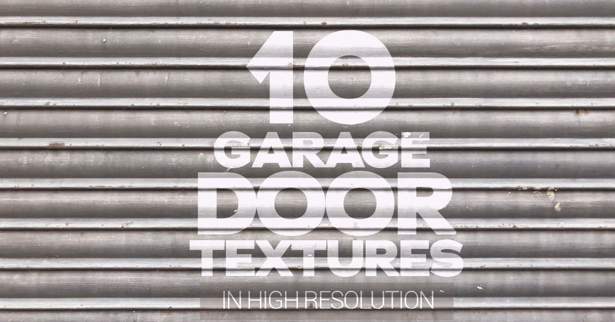 高清车库门背景素材 Garage Door Textures x10插图