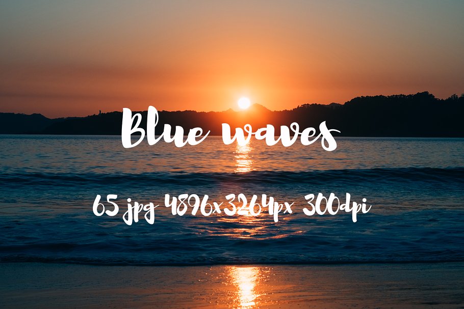 湖光山色高清照片素材 Blue waves photo pack插图(15)