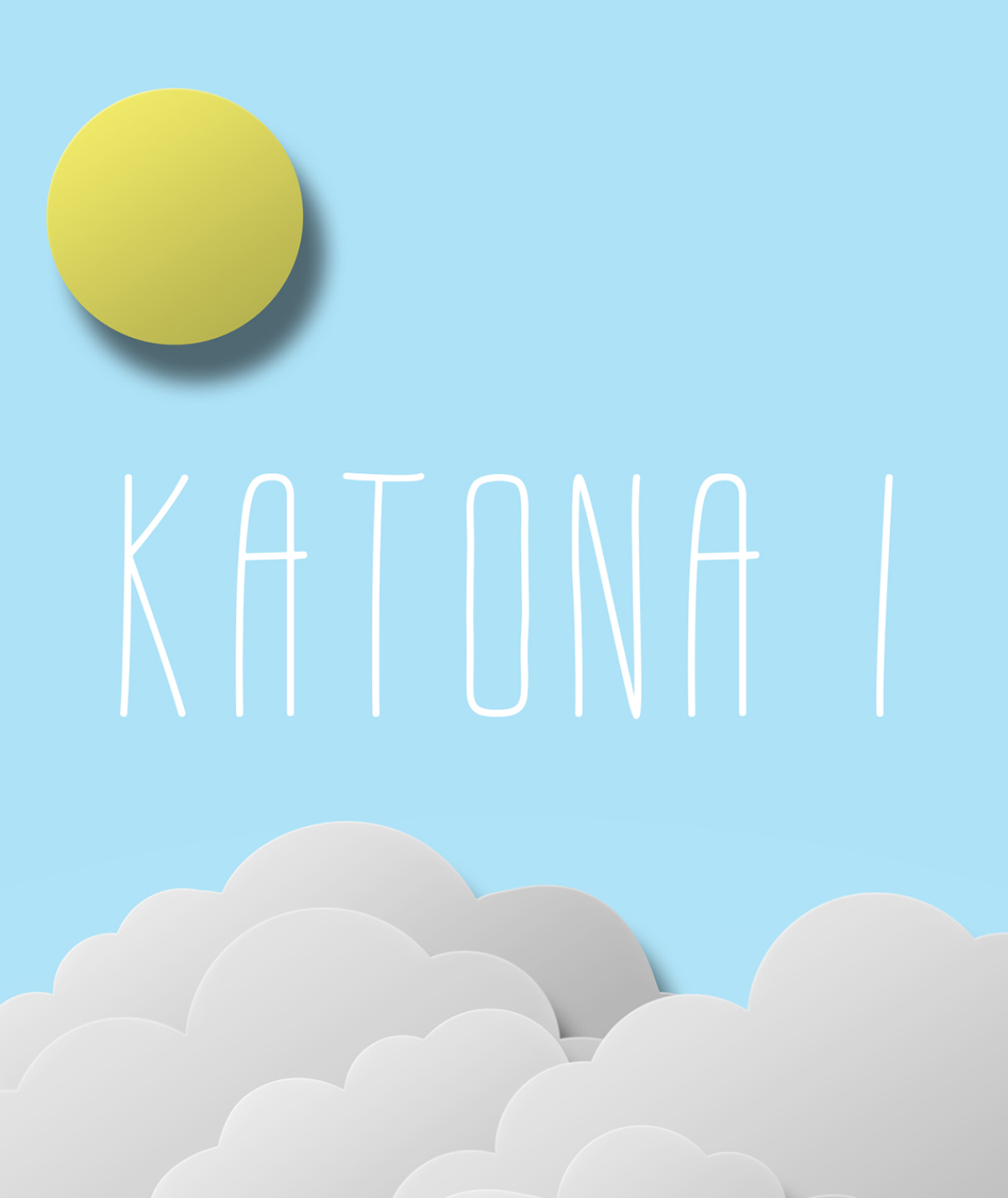 童趣英文手写细线字体 Katona I Free Font插图