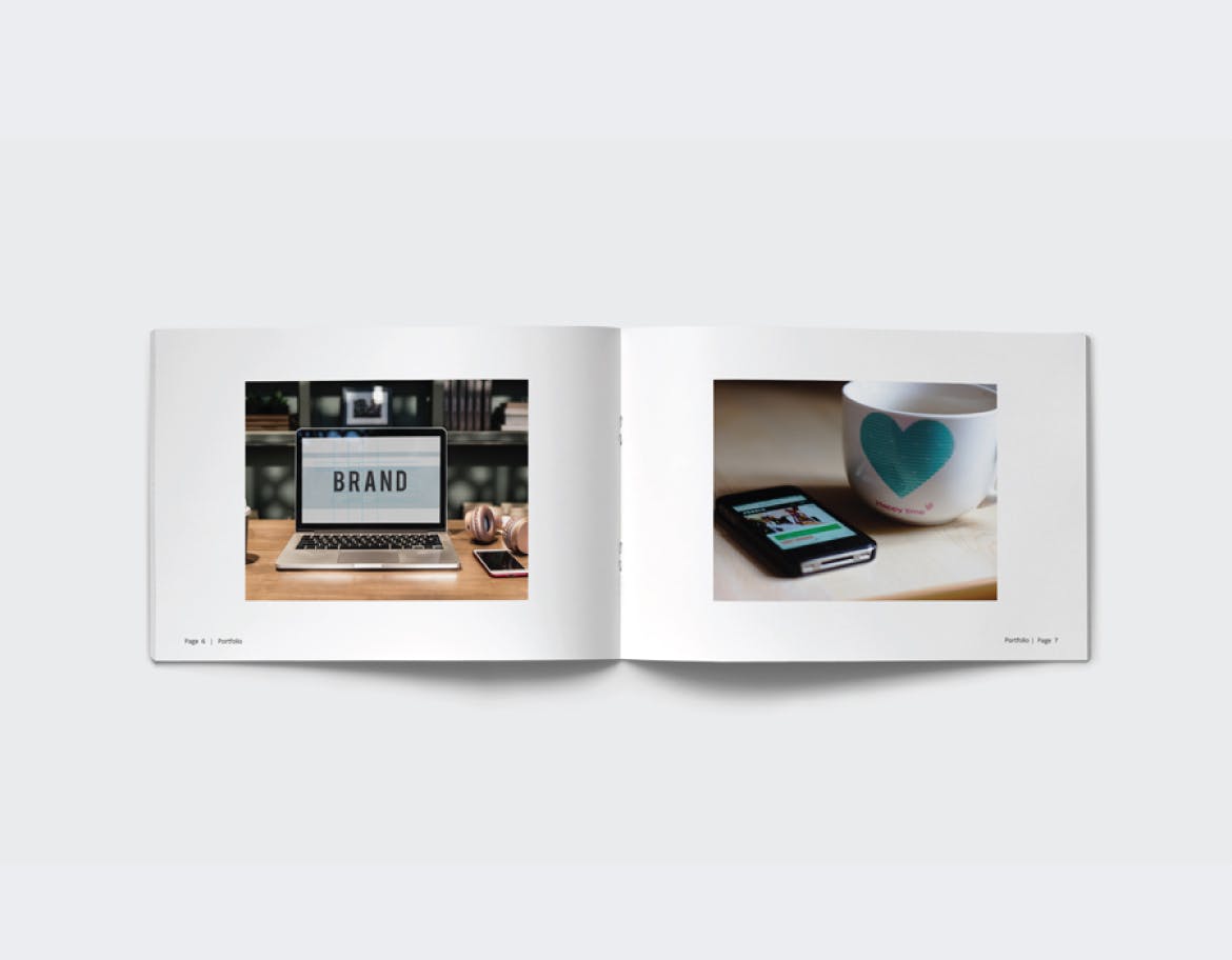 设计工作室/设计公司作品集画册设计模板 Graphic Design Portfolio插图3