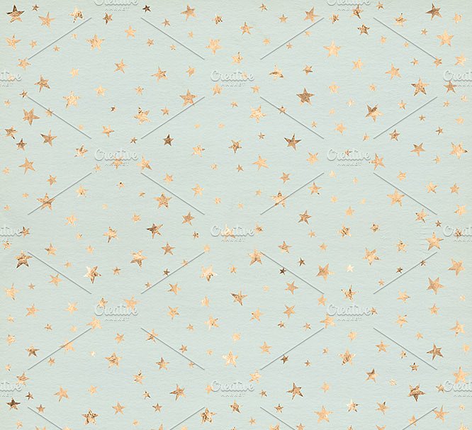 温暖金箔色调复古皮革材质纹理 Peachy Mint Gold & Textured Patterns插图(1)