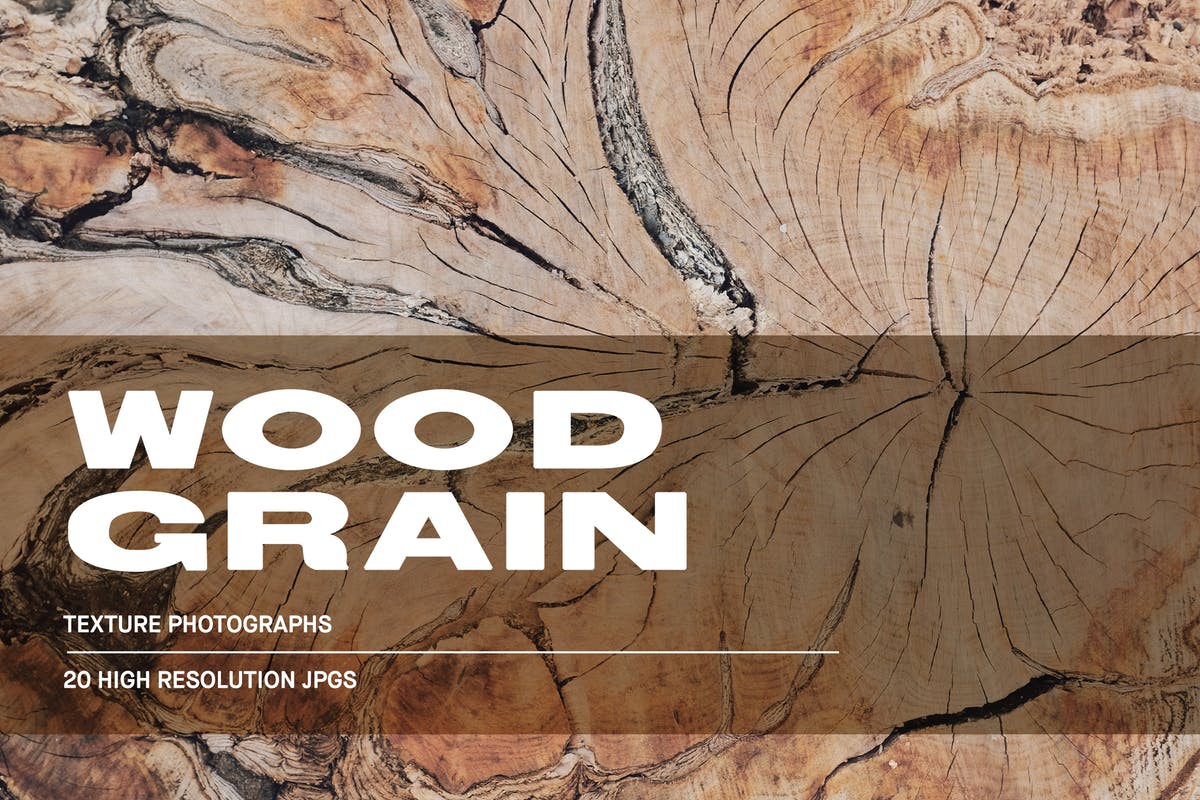 逼真真实年轮木纹背景素材 Wood Grain Texture Pack插图