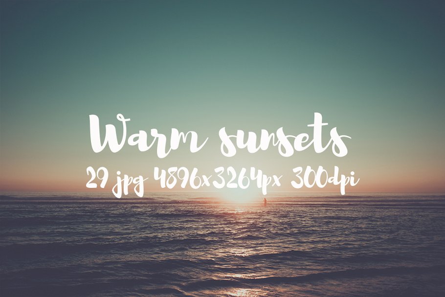 温暖的日落高清照片素材 Warm sunsets photo pack插图3