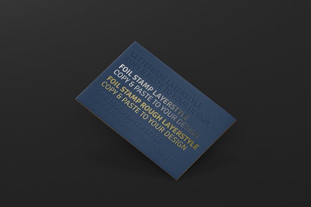 企业名片设计展示样机模板 Business Card Mock-Up插图(4)