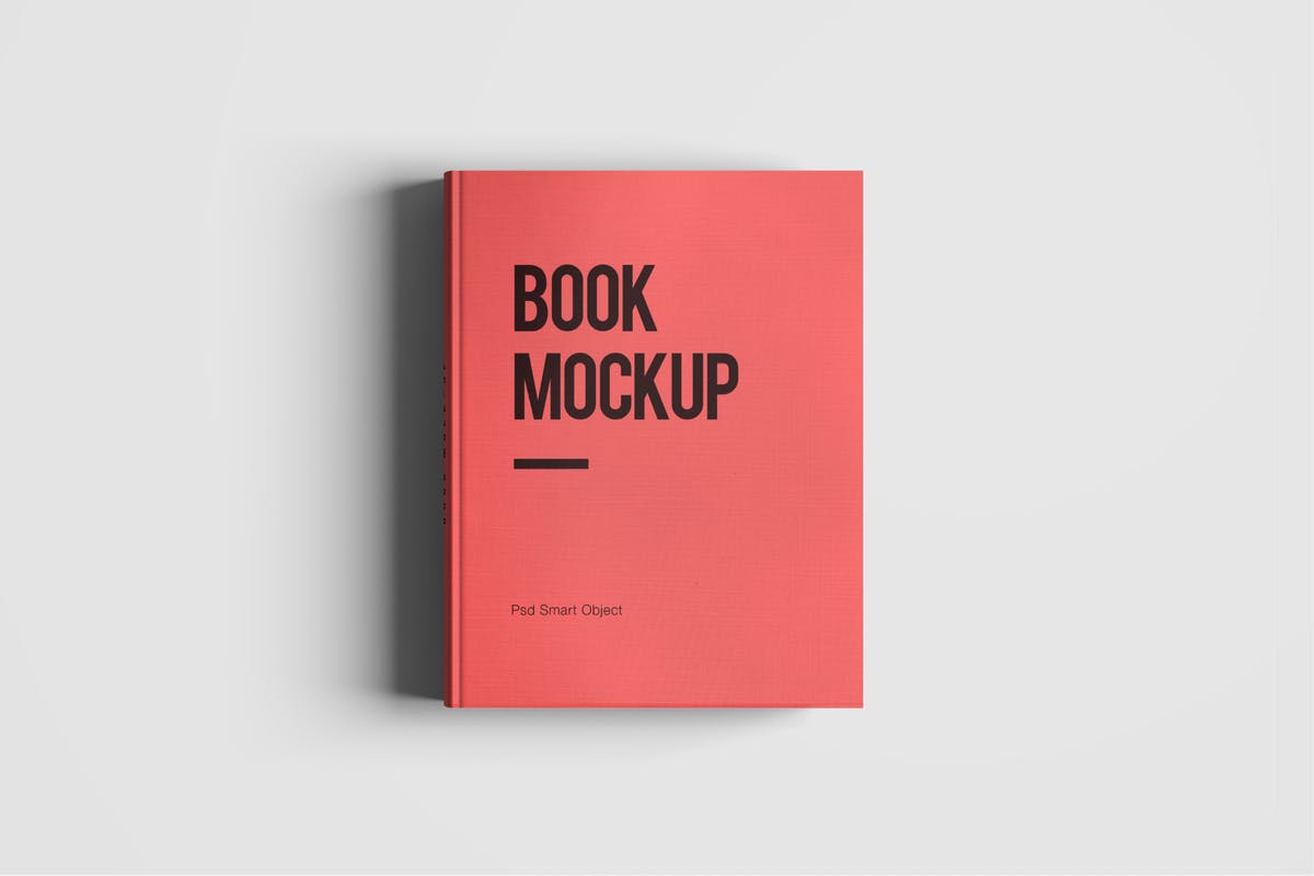 精装硬封面书样机模板 Hard Cover Book Mockup插图