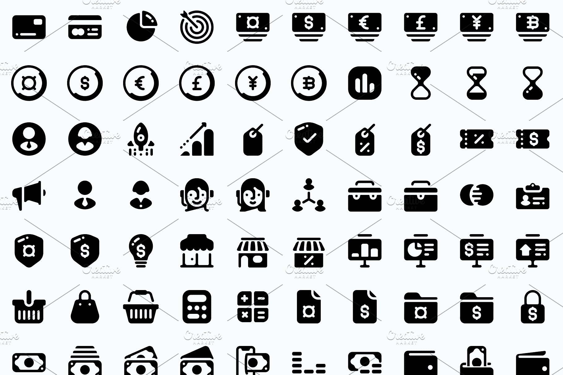 2200枚圆形实心图标 Roundies 2200 Solid Icons插图(5)