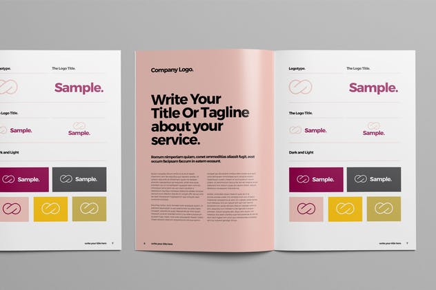 品牌手册/品牌策划文案设计模板 Brand Guideline插图2