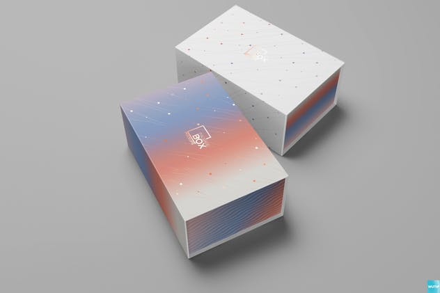 长方体包装盒样机模板 Vol11 Package Box Mockups Vol11插图(6)