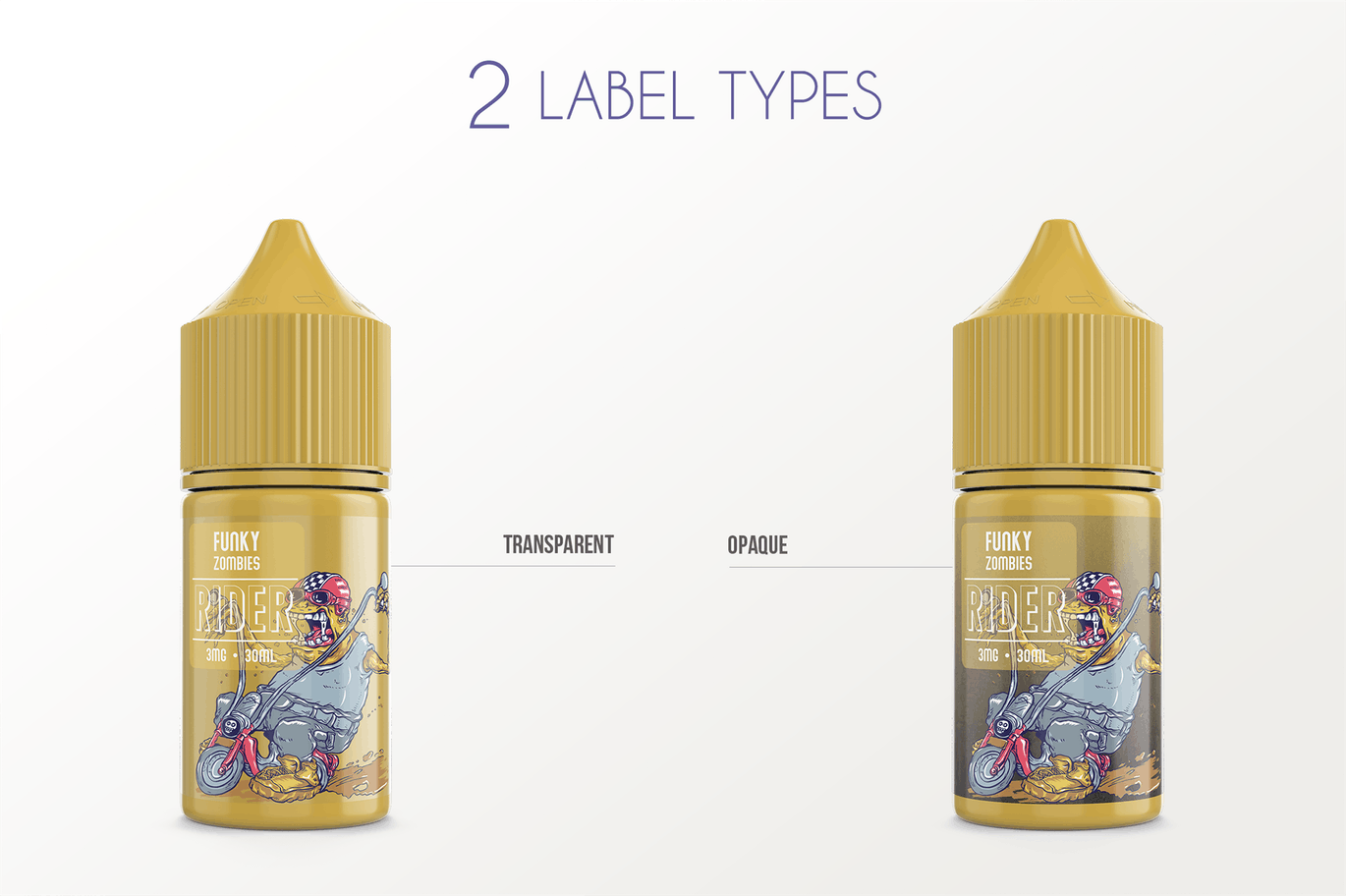 电子烟油瓶/包装盒外观设计样机模板[30ml规格] eLiquid Bottle Mockup v. 30ml-C插图(2)