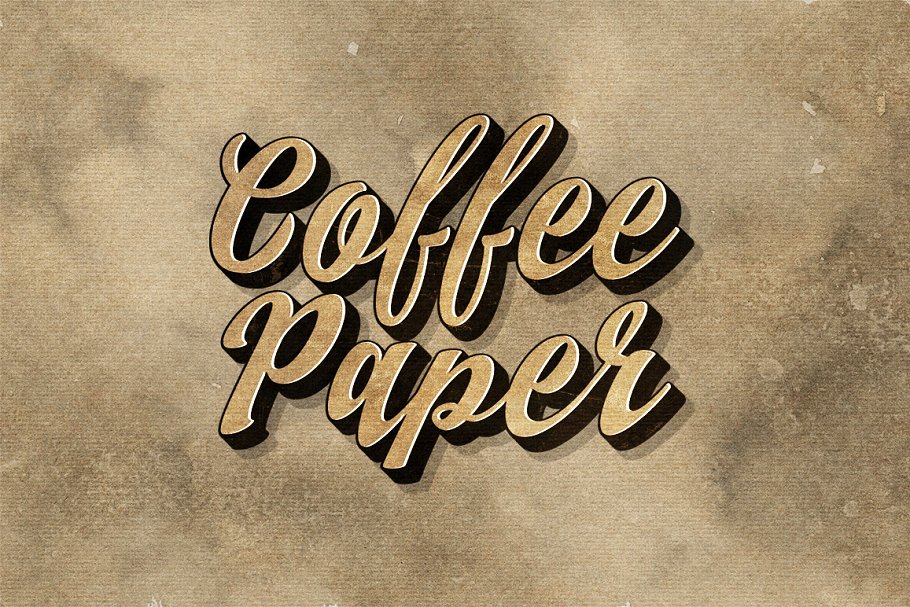 10款咖啡色调纸张纹理 10 Coffee Paper Textures插图