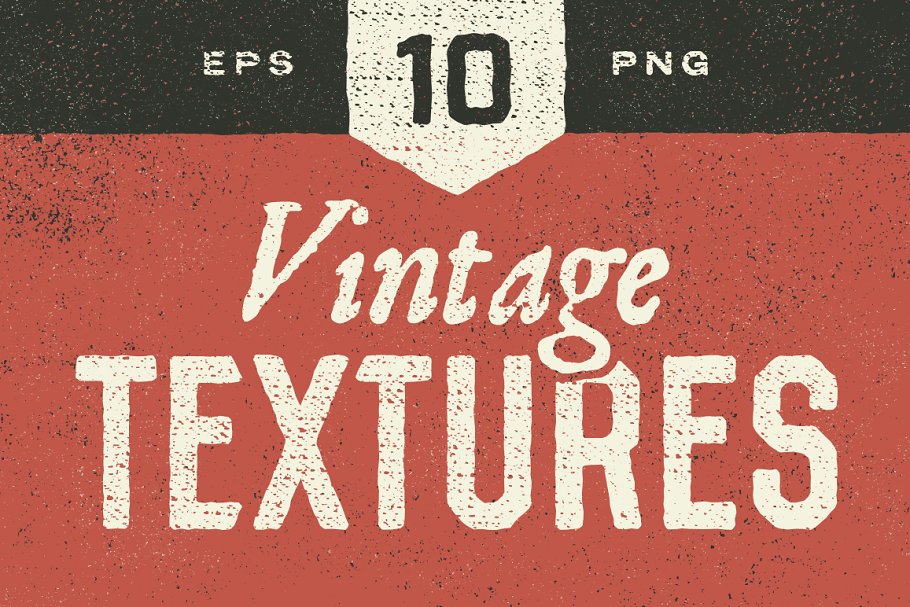 复古做旧磨损风化纹理 Vintage Textures – 10 Pack插图