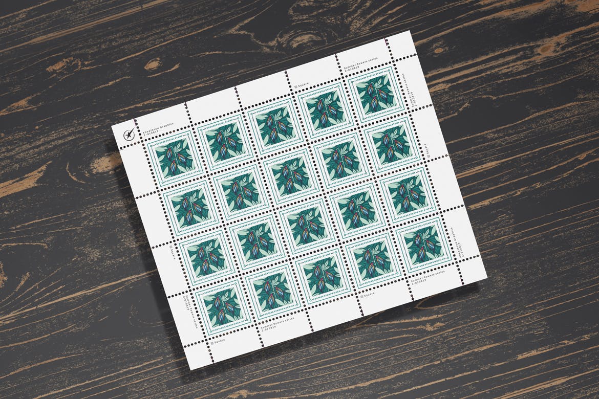高端稀有少见的房地产邮票设计VI样机展示模型mockups插图(5)