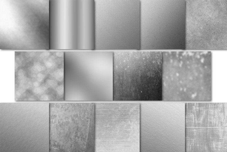 28款金属银色背景纹理 28 Silver Foil Textures/Backgrounds插图1