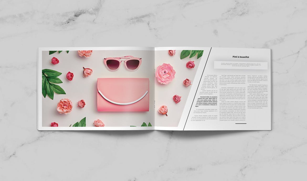 时尚高端清新简约品牌手册画册楼书杂志设计模板插图(9)