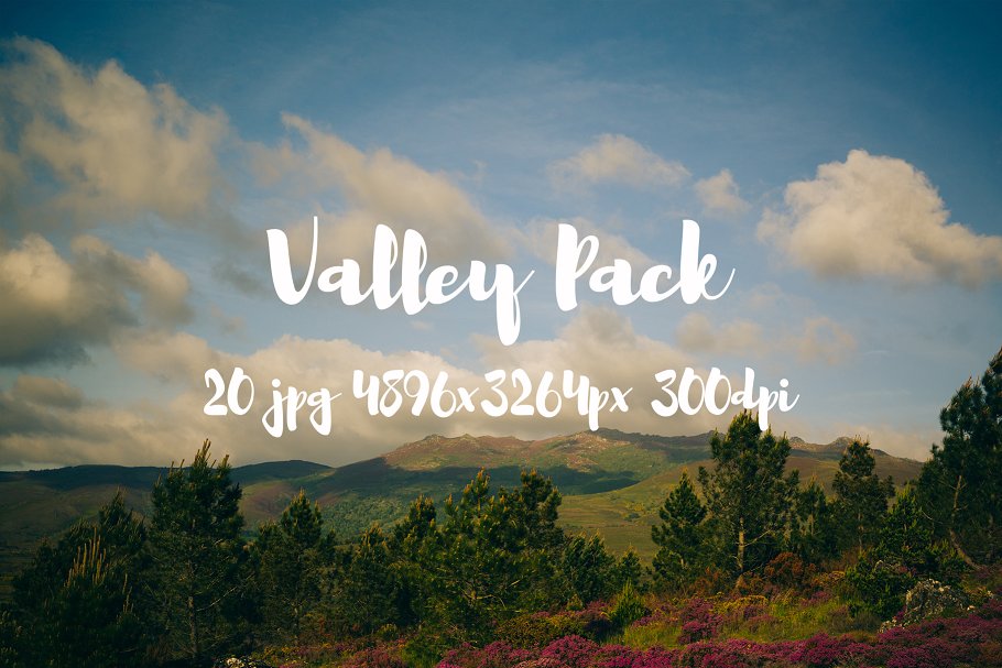 山谷风景高清照片素材 Valley Pack photo pack插图