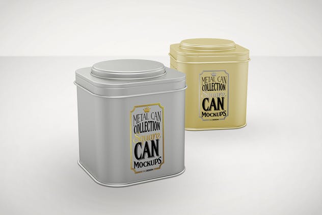 各种各样的金属罐头样机大合集 Vol. 1 Metal Can Mockup Collection插图(3)