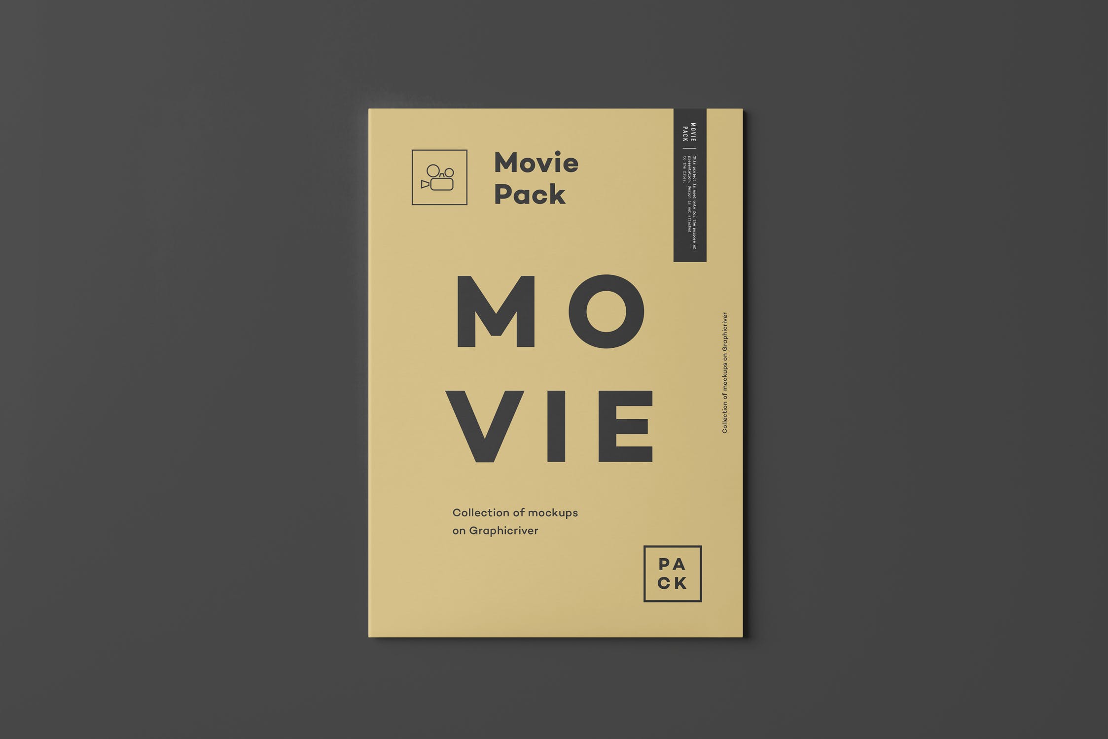 DVD电影光盘外包装设计样机模板4 Movie Pack Mock-up 4插图(4)