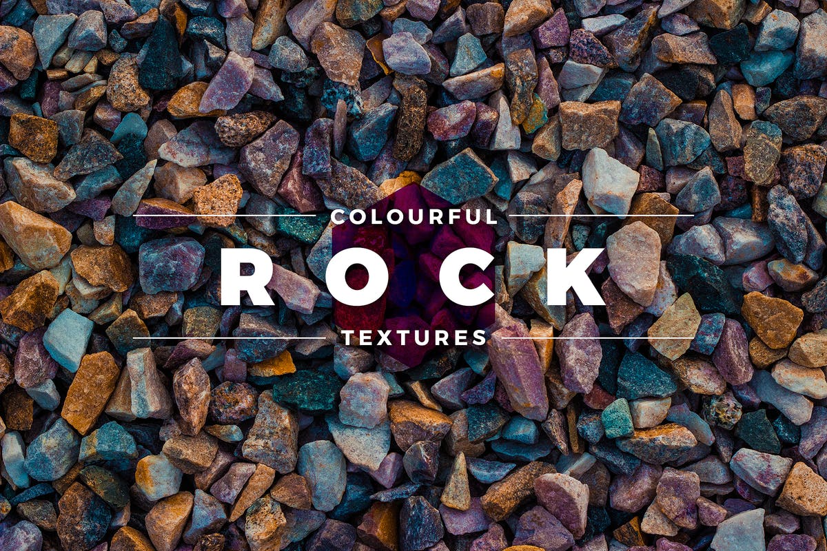 五颜六色岩石高清照片背景素材 Colourful Rock Textures插图