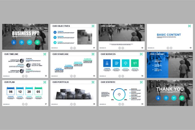 企业市场营销报告PPT演示模板素材 Powerpoint Templates插图6