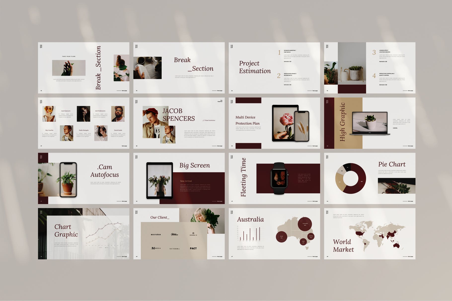 简约时尚风产品发布/项目融资谷歌幻灯片设计模板 Klorint Google Slides插图6