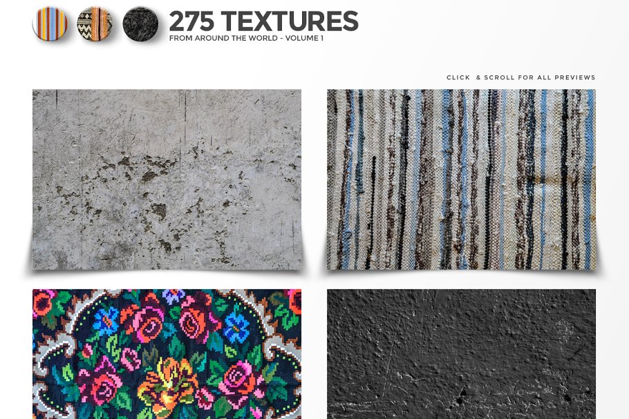 275款凸显世界各地风景文化的背景纹理合集[3.86GB] 275 Textures From Around the World插图7
