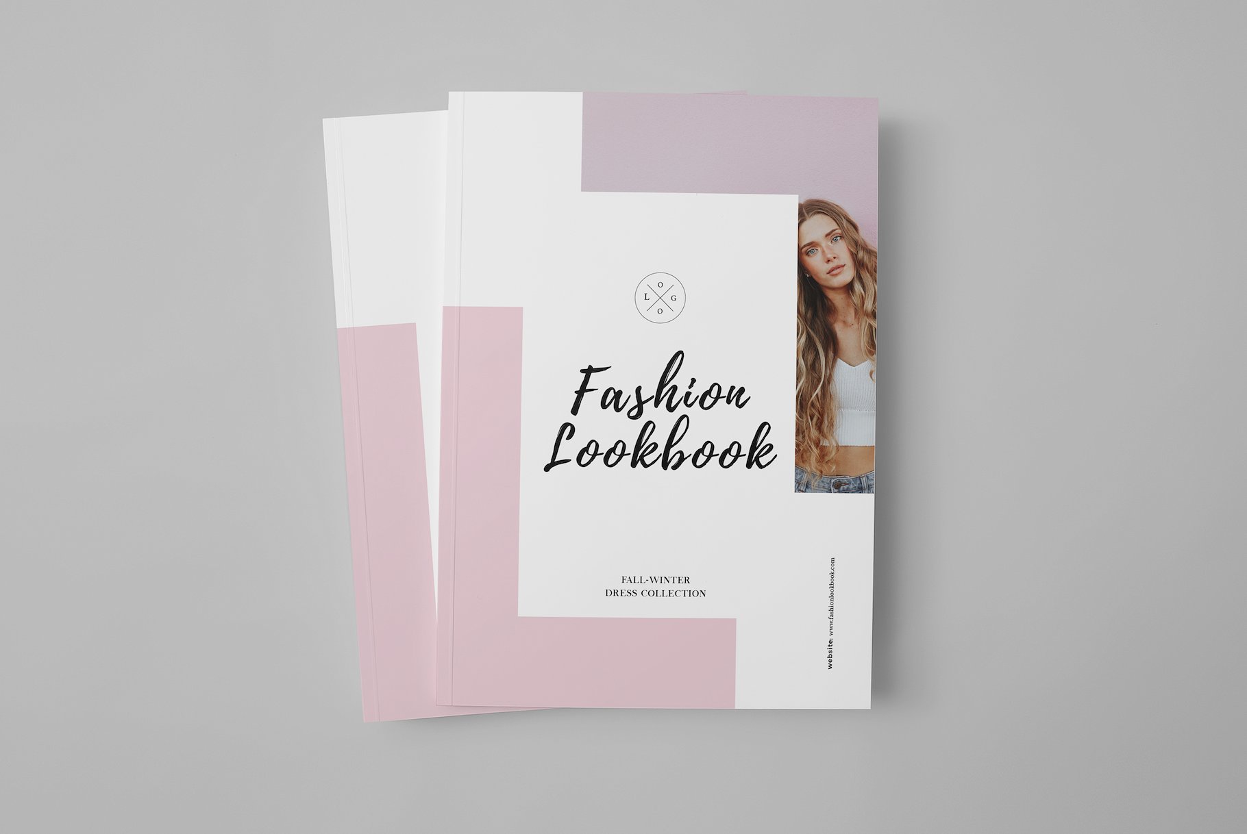 时尚极简的服装目录杂志模板下载 Fashion Catalog Lookbook Template [indd]插图