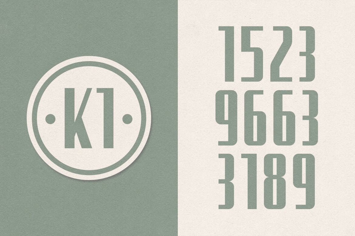东欧街道工业标志设计风格复古无衬线字体 Uphead Condensed Typeface插图3
