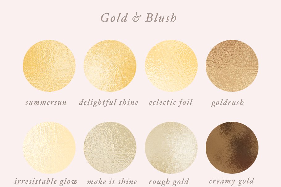 金色、腮红和粉红纹理 Gold, Blush & Pink Textures插图2