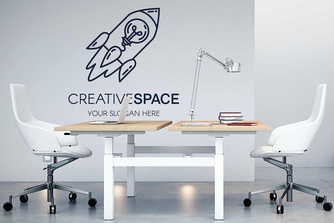 创意高科技公司火箭图形Logo设计模板 Creative Idea With Rocket Logo插图(1)