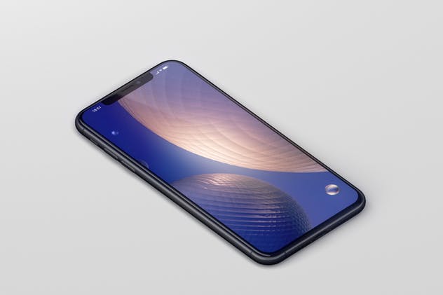 高品质的iPhone XS Max智能手机样机模板 Phone XS Max Mockup插图(5)