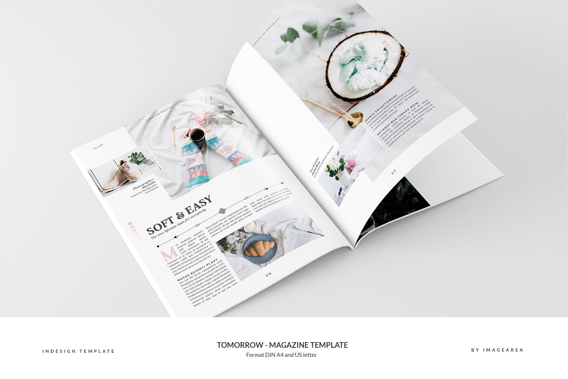 图文并茂排版优秀的专业杂志模板 Tomorrow – Magazine Template插图(14)