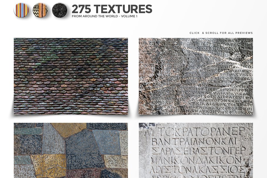 275款凸显世界各地风景文化的背景纹理合集[3.86GB] 275 Textures From Around the World插图12