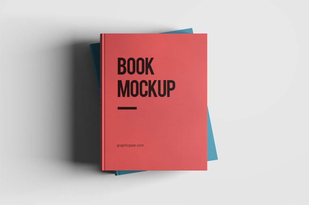 精装硬封图书封面＆内页版式设计效果图样机 Hardcover Book Mockup Photoshop插图2
