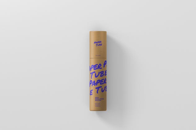 中小尺寸纸筒包装样机 Paper Tube Mockup – Slim Medium Size插图(11)