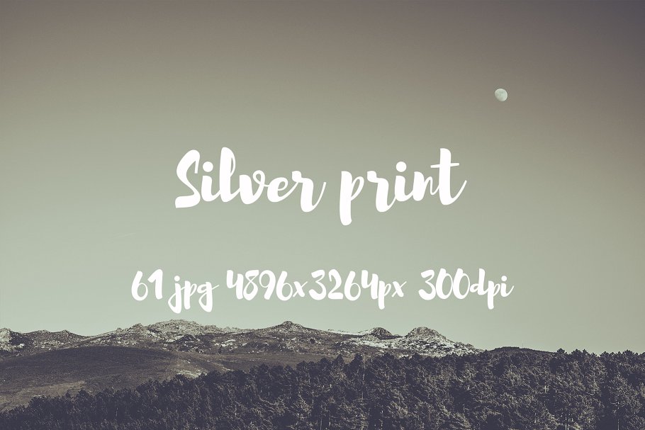 大自然之美高清照片素材 Silver Print Photo pack插图16