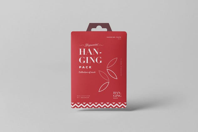 手提纸袋手提包装样机 Hanging Pack Mock-up插图(6)