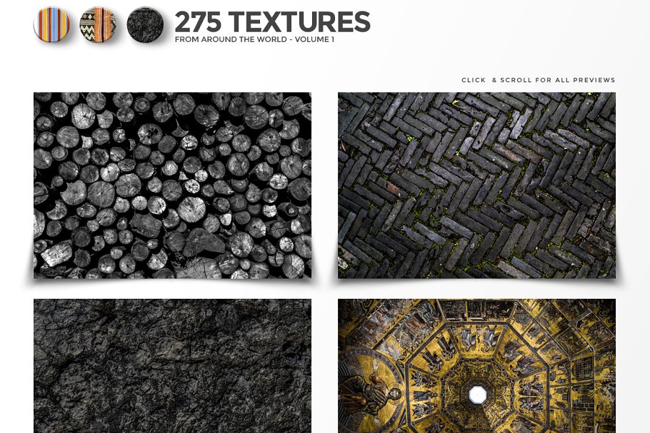 275款凸显世界各地风景文化的背景纹理合集[3.86GB] 275 Textures From Around the World插图6
