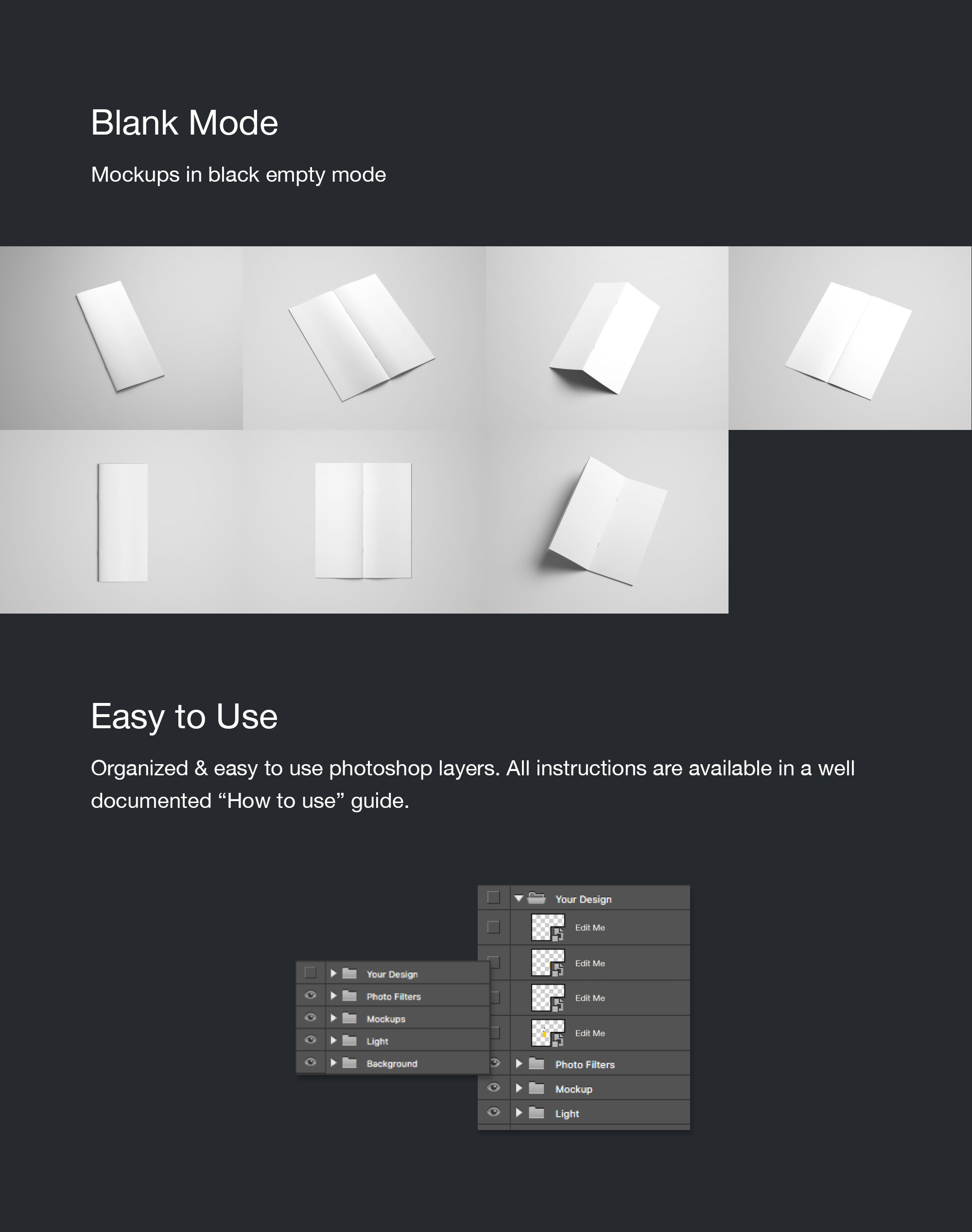 垂直宣传册设计印刷效果PSD样机模板 Vertical Brochure Mockup插图(10)