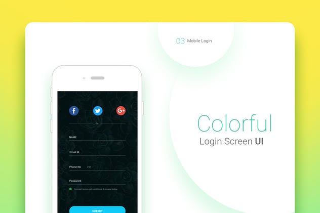 经典实用APP应用用户注册登陆界面模板 Login Screen UI Kit插图(4)