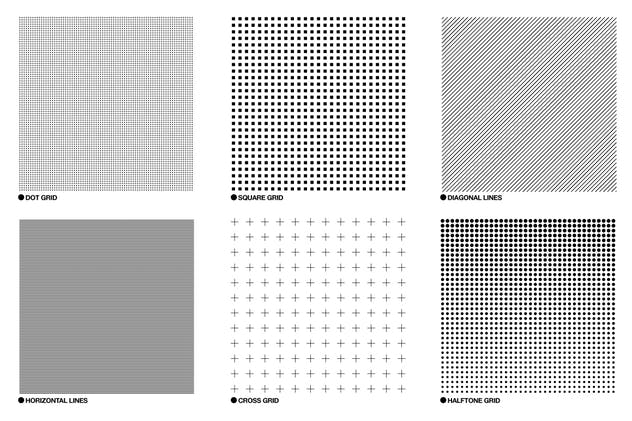抽象复古线条/网格纹理图案素材 Retroset插图(1)