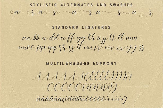 创意手写英文书法字体下载 Southlove Script Font插图6