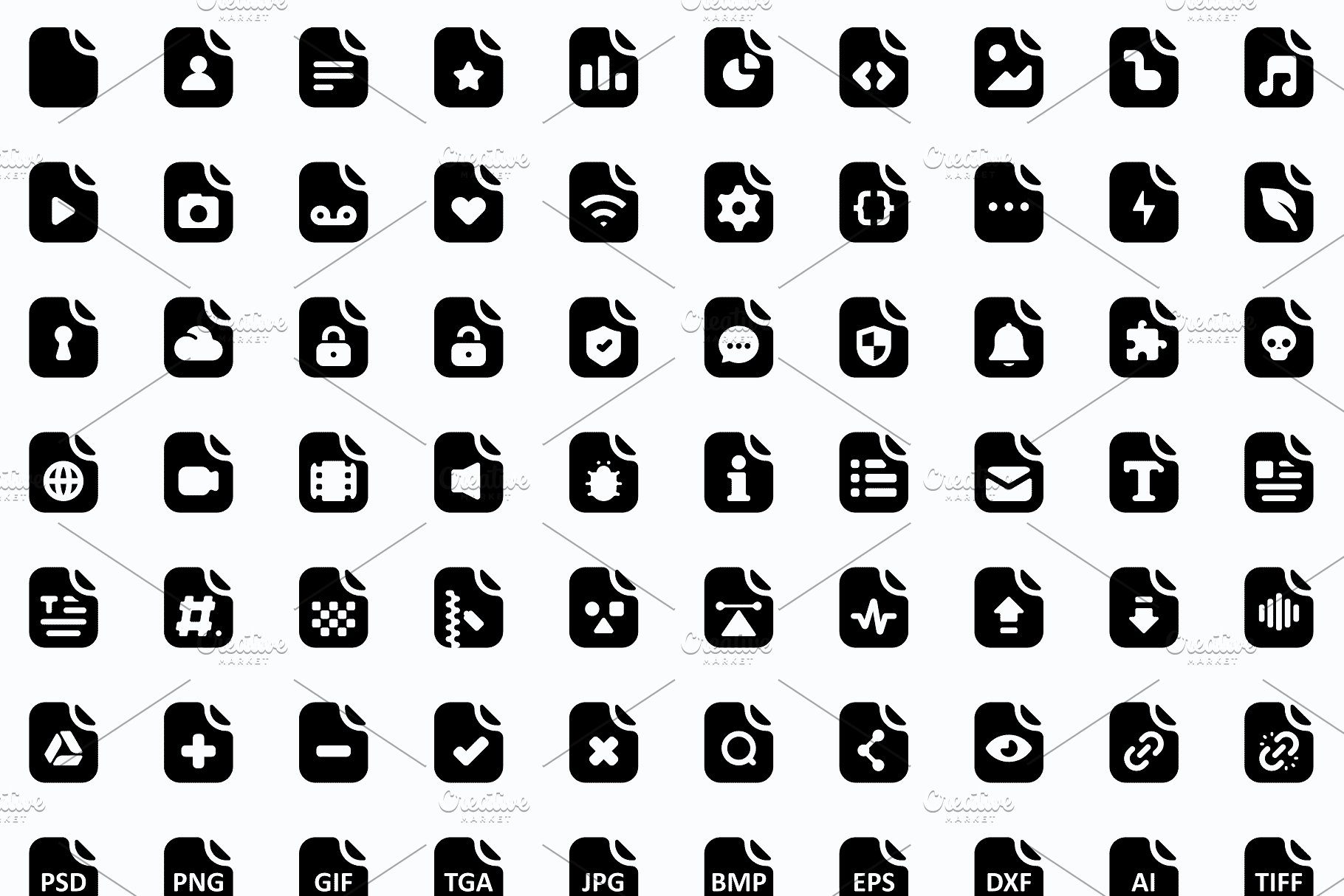 2200枚圆形实心图标 Roundies 2200 Solid Icons插图(11)