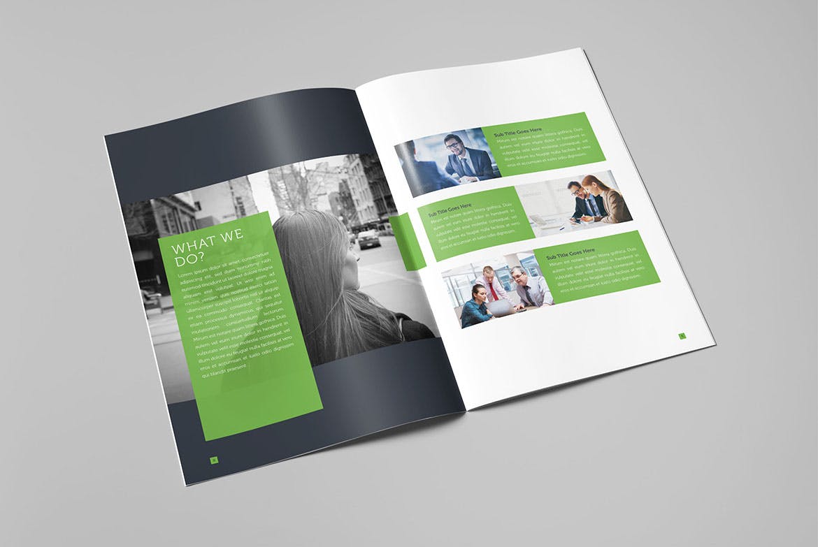 公司宣传册/企业画册设计INDD模板 Corporate Business Brochure插图5