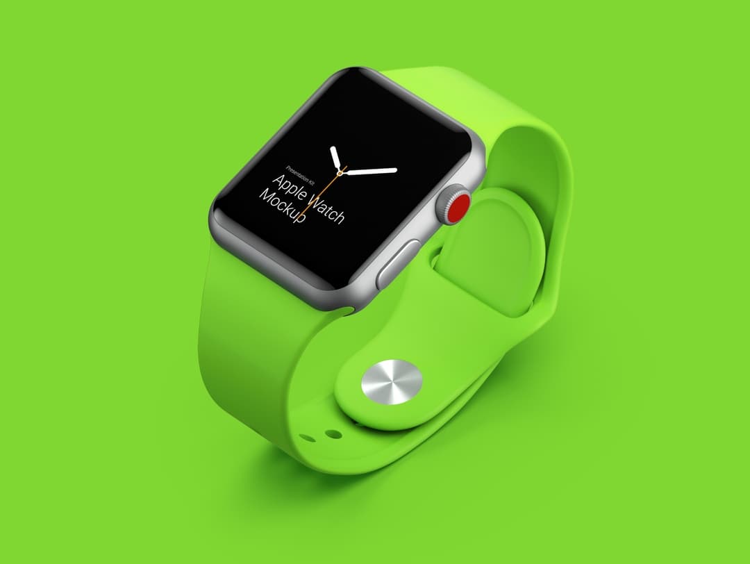 超级主流桌面&移动设备样机系列：Apple Watch 智能手表样机 [兼容PS,Sketch;共2.92GB]插图(4)