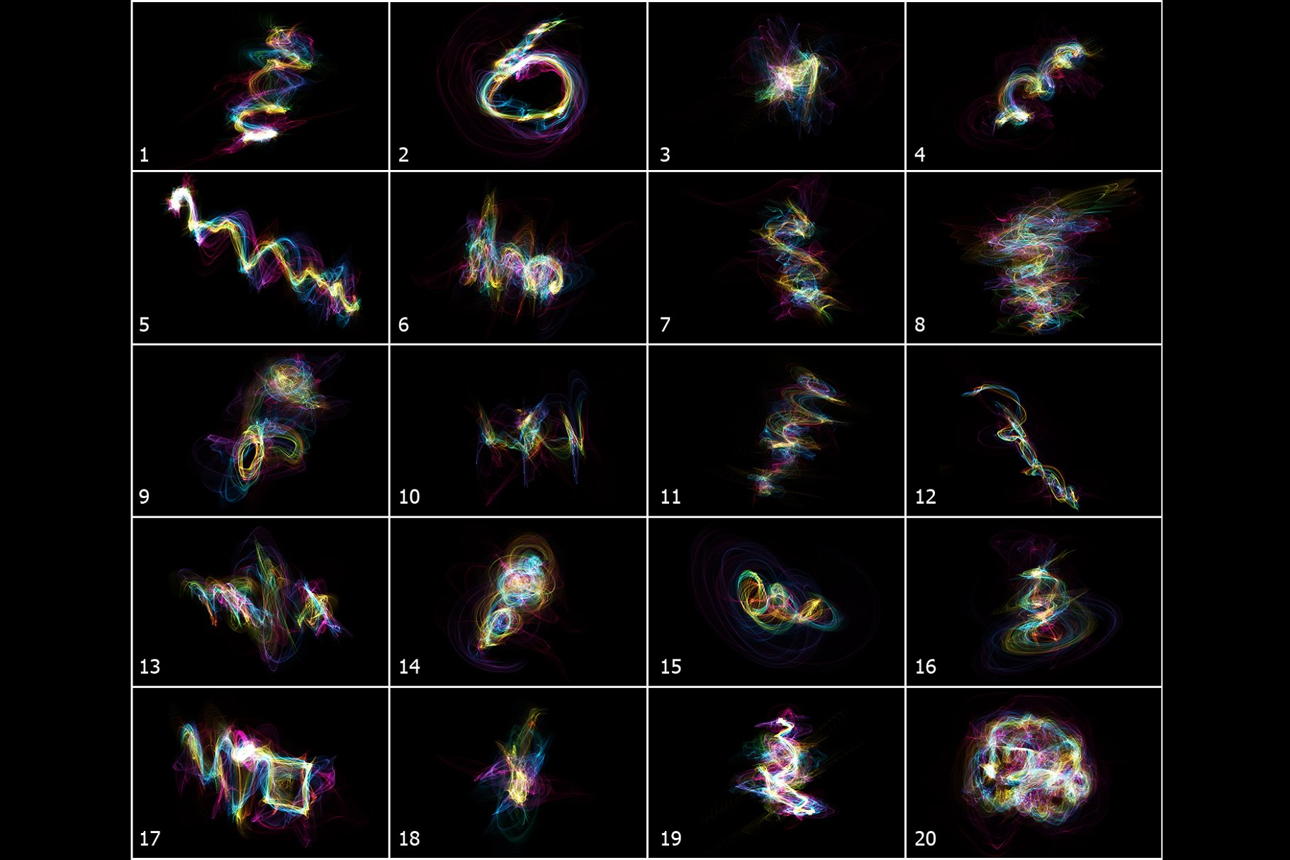 5K分辨率彩虹星云叠层背景 5K Rainbow Nebula Overlays插图3